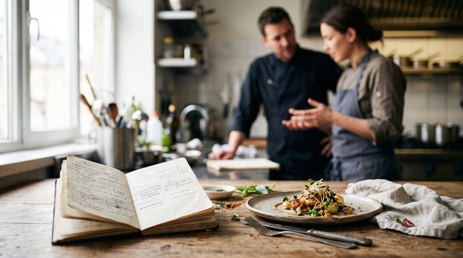Reviewing recipes before sharing a new version